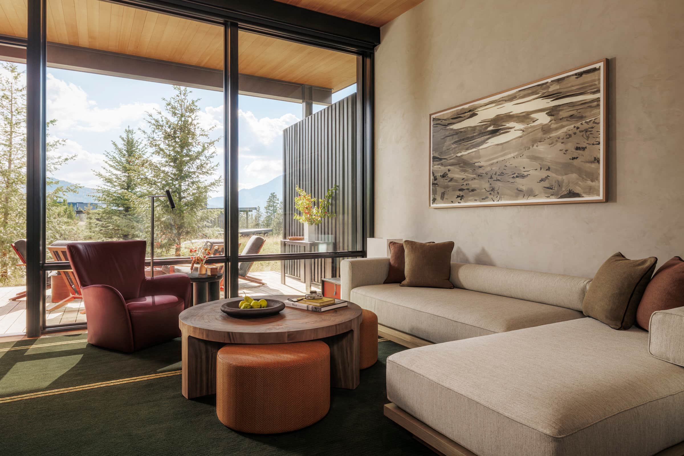 One&Only Moonlight Basin — guest cabin interior